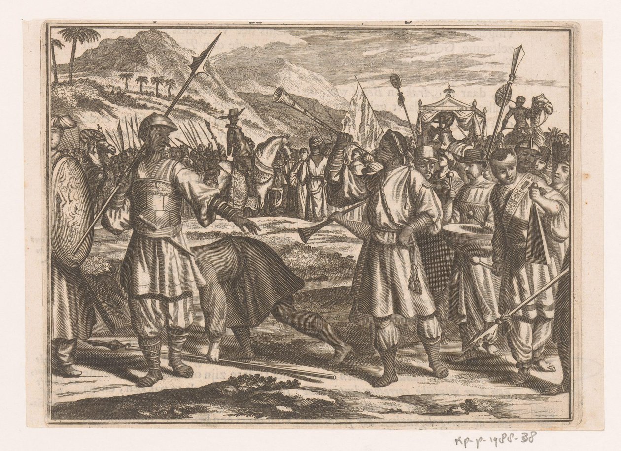 Réception de Vasco da Gama chez le samorain - Gonsales Appelmans