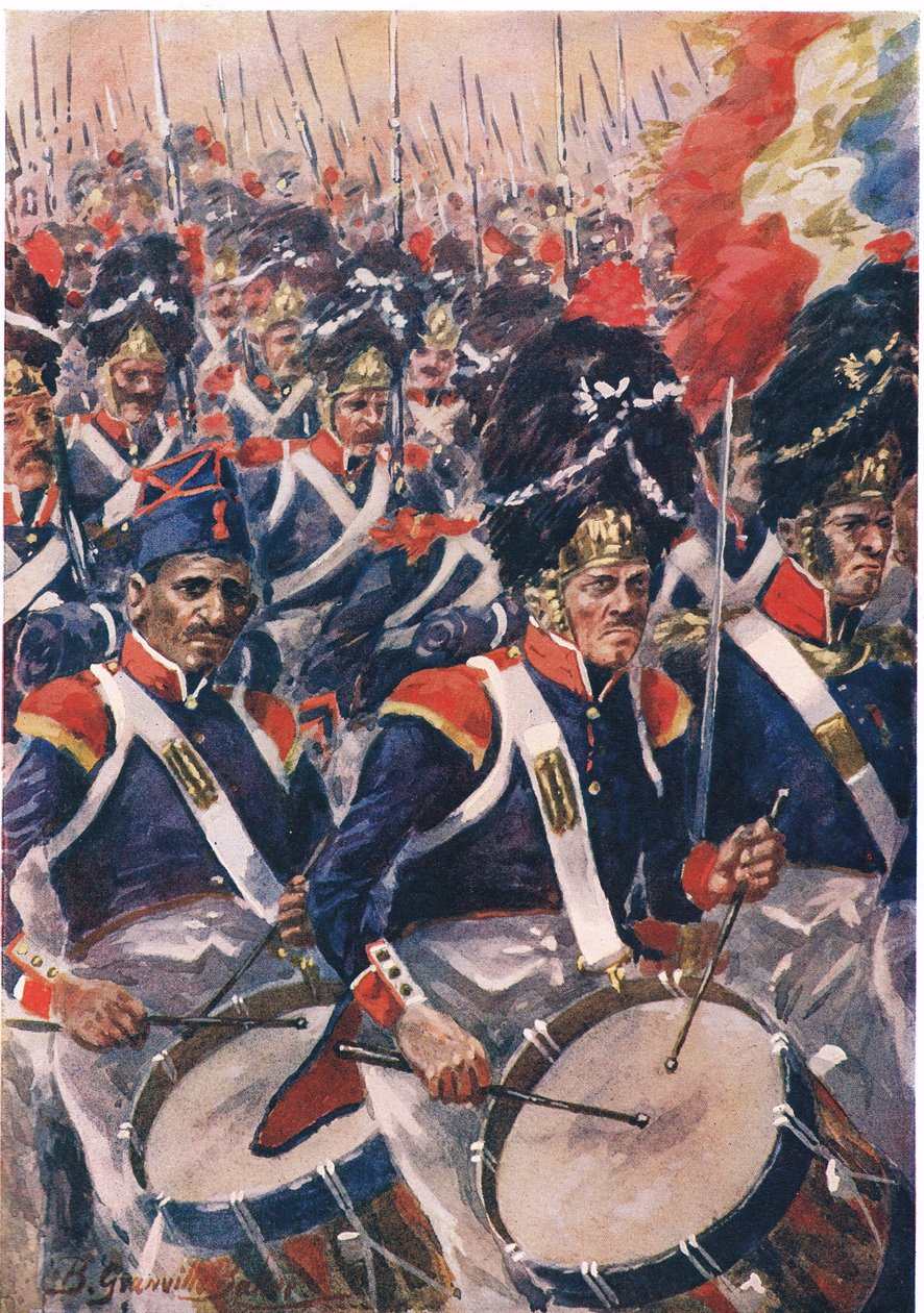 Avancée des Français à Barrosa, illustration de 