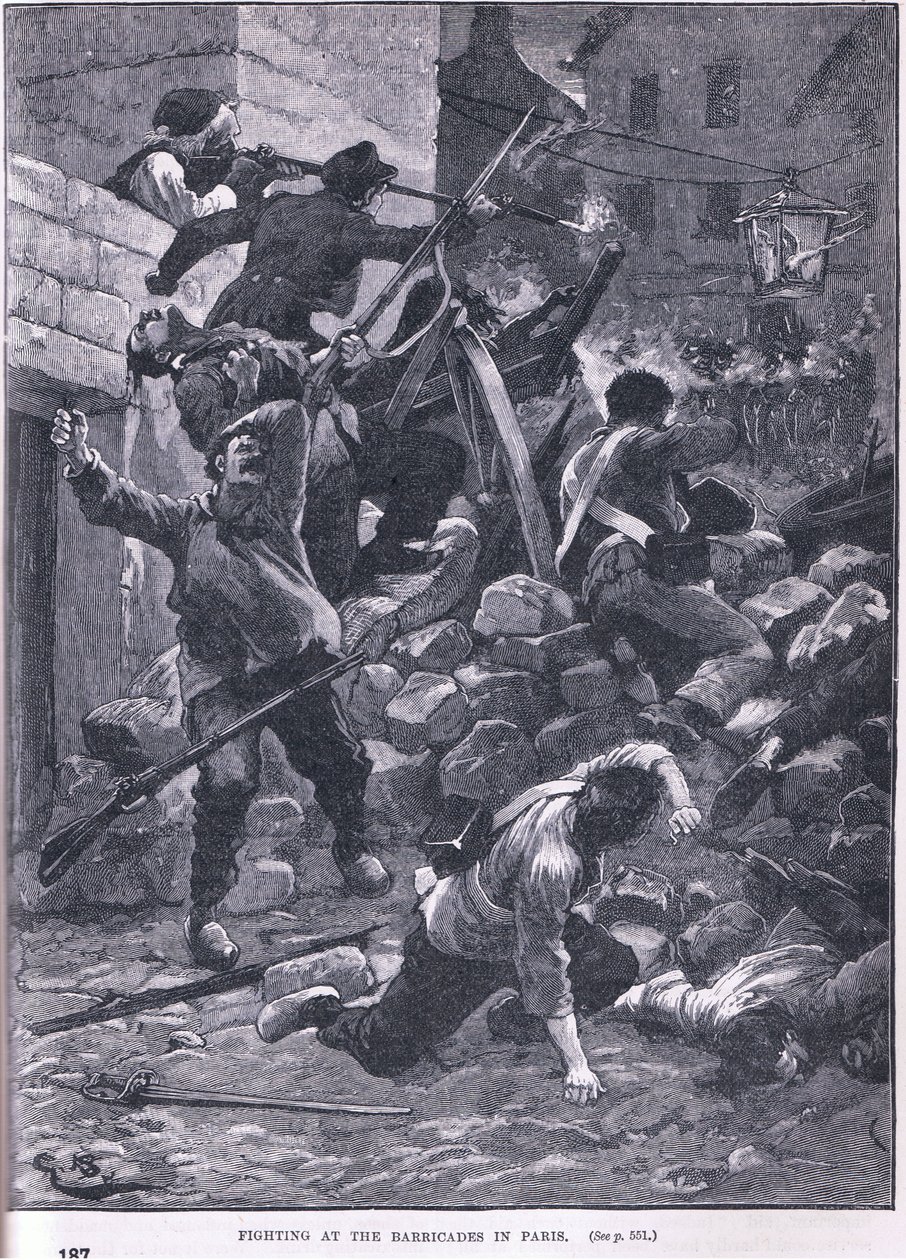 Combats à la barricade AD 1847 - Gordon Frederick Browne