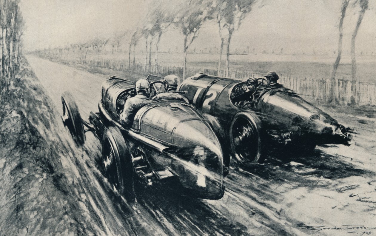 Course pour le Grand Prix, Strasbourg 1922, 1937 - Gordon Crosby