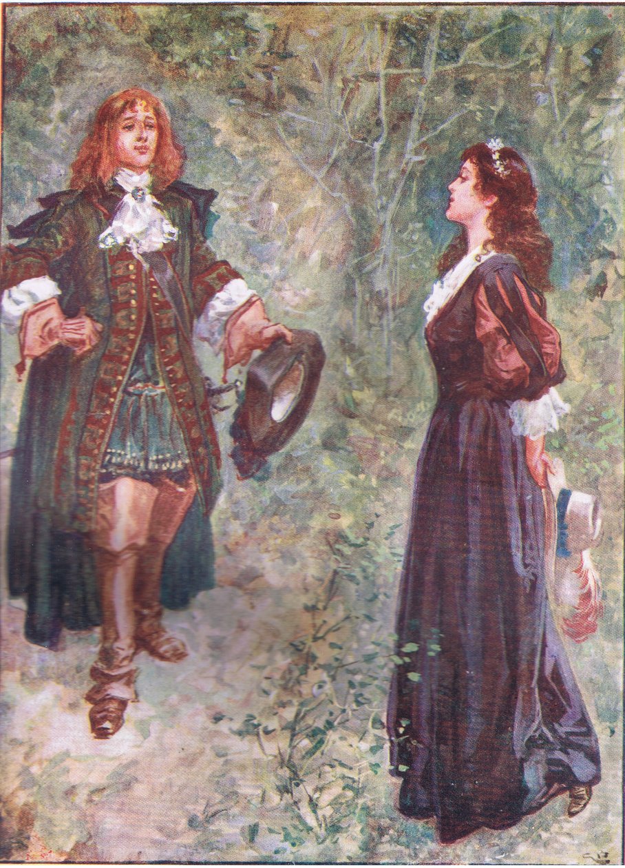 "Maintenant suis-je à votre goût cousin ?", de Lorna Doone publié par W & R Chambers Ltd, 1921 - Gordon Frederick Browne