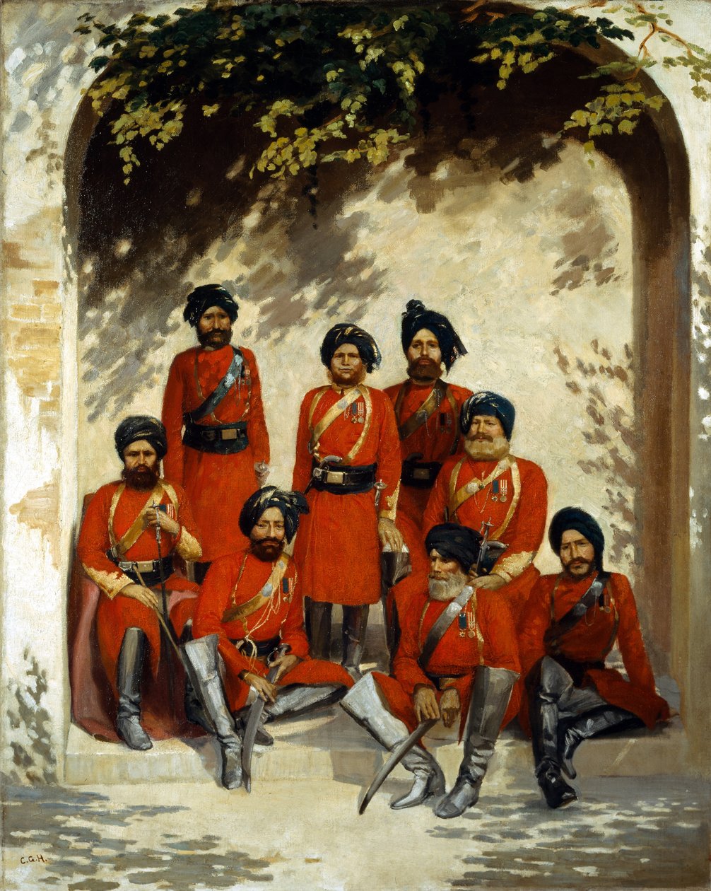 Officiers et sous-officiers de l
