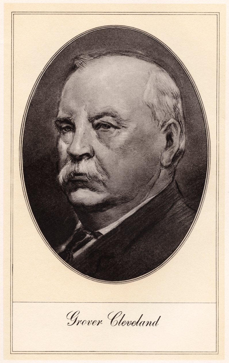 Stephen Grover Cleveland, 22e et 24e président des États-Unis, début du 20e siècle - Gordon Ross