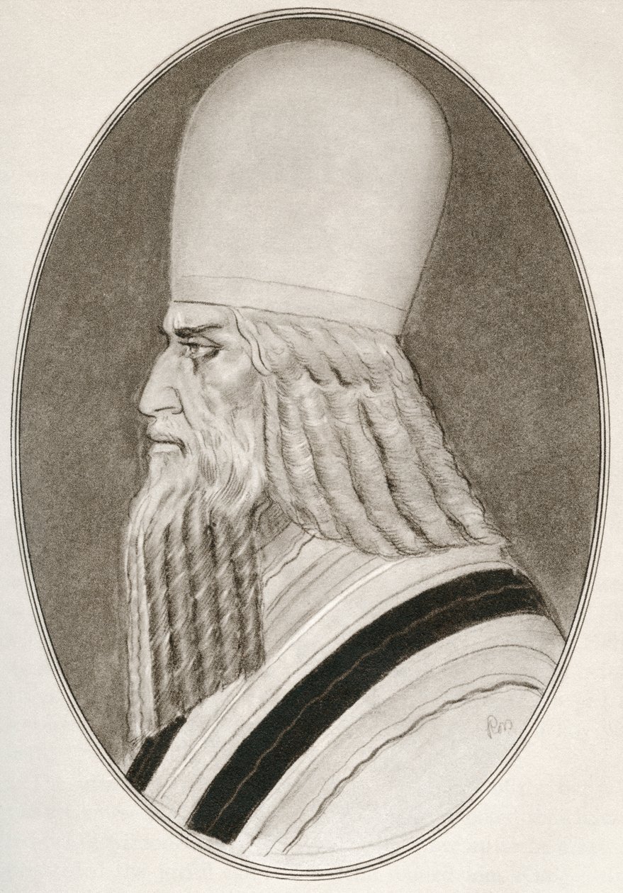 Zoroastre, alias Zarathoustra, Zarathushtra Spitama ou Ashu Zarathushtra, de Living Biographies of Religious Leaders - Gordon Ross