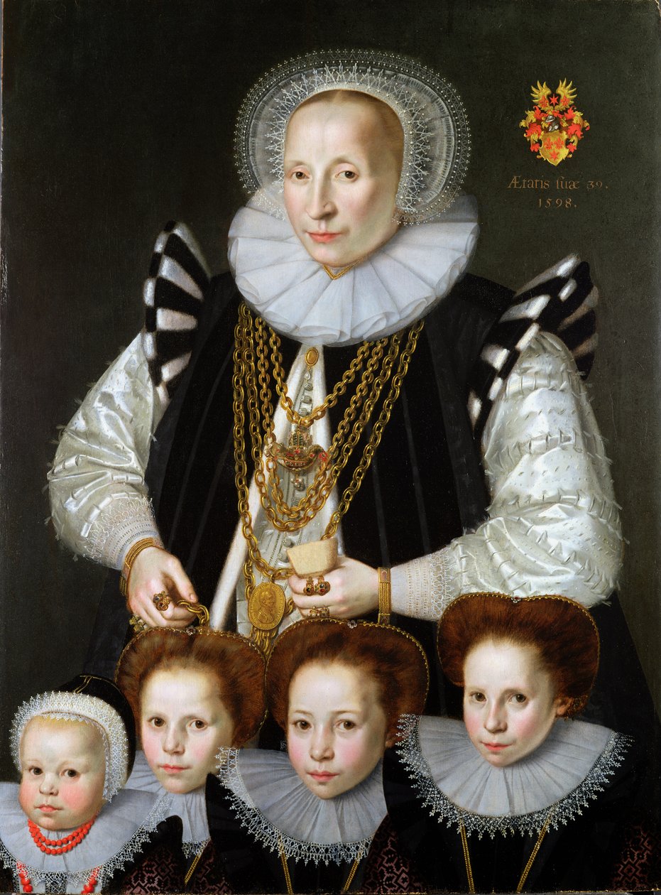 Une paire de portraits de famille, 1598 - Gortzius Geldorp