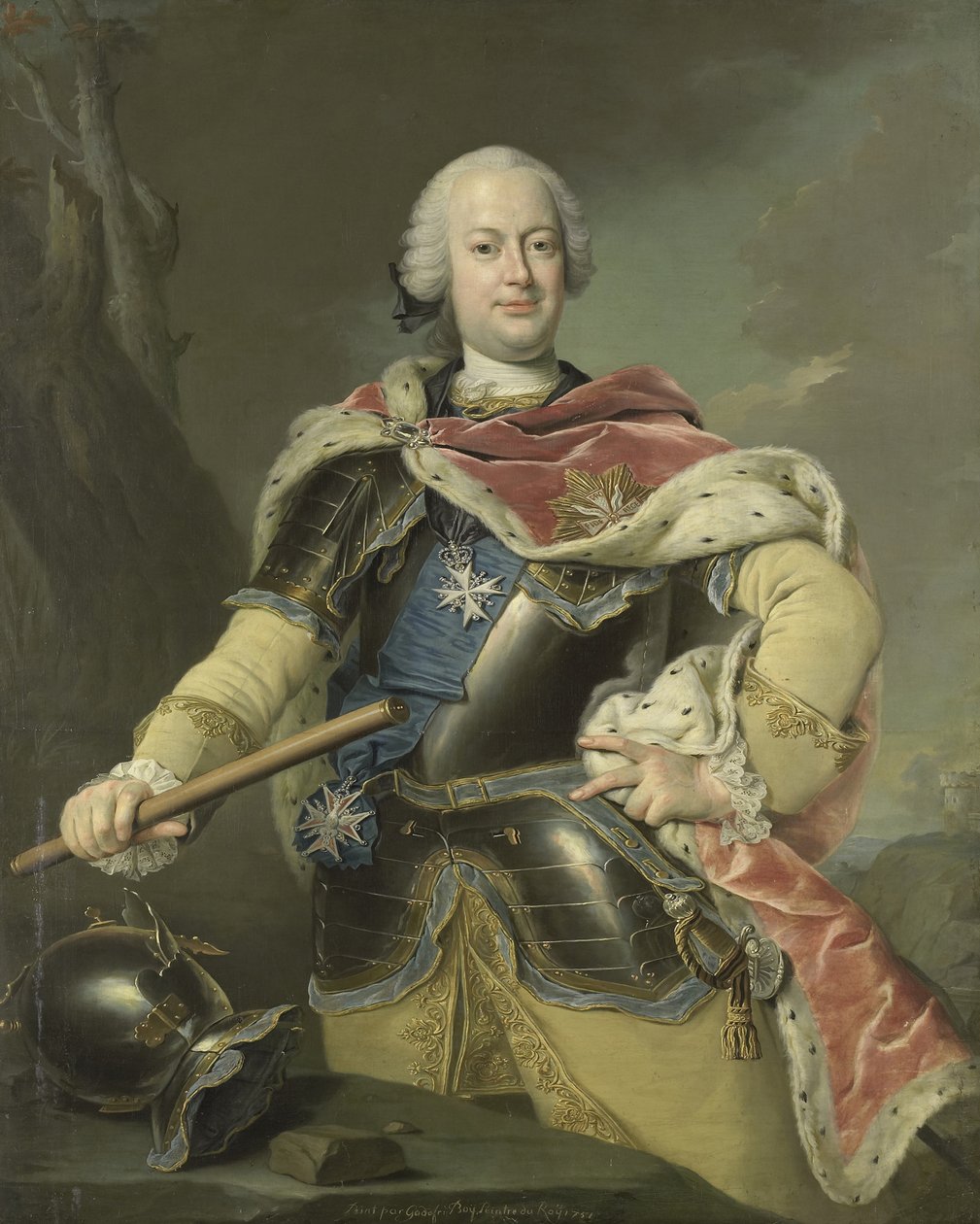 Portrait de Frédéric Christian, Électeur de Saxe - Gottfried Boy