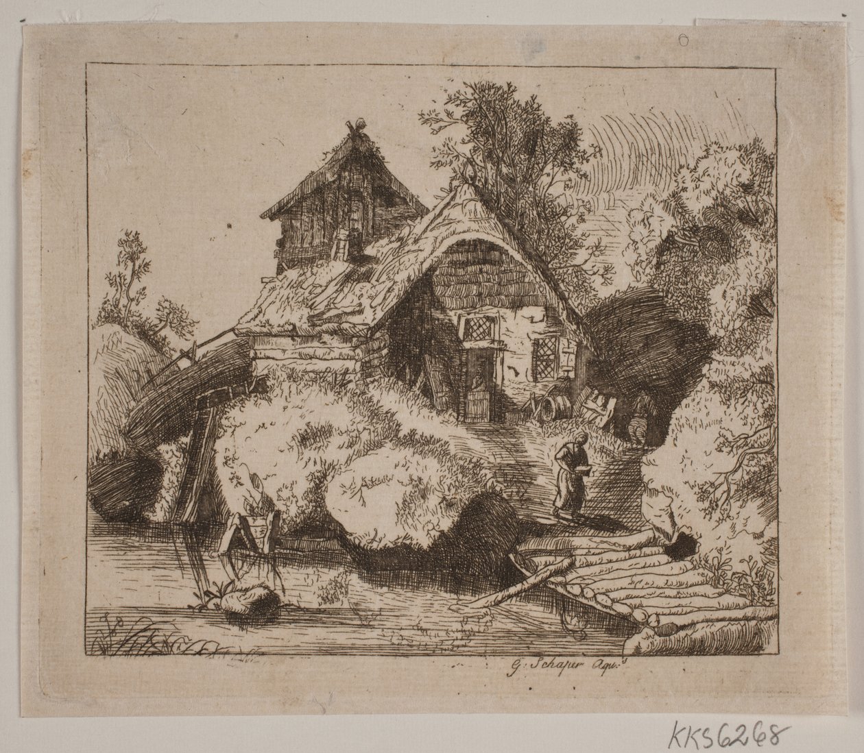 Vieille maison de ferme - Gottfried Schaper