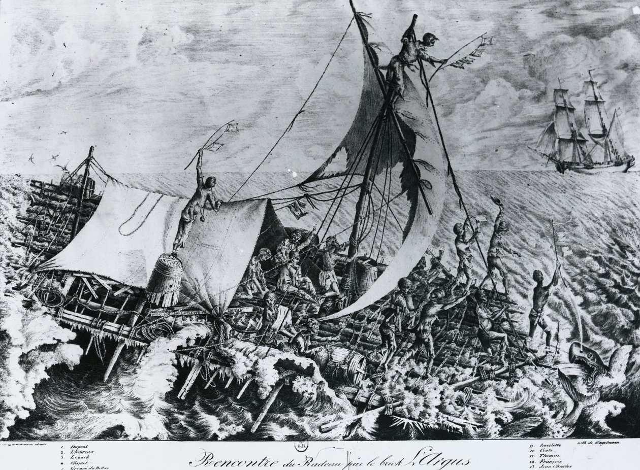 Naufrage de la Frégate Méduse (2 juillet) - Gottfried or Godefroy Engelmann
