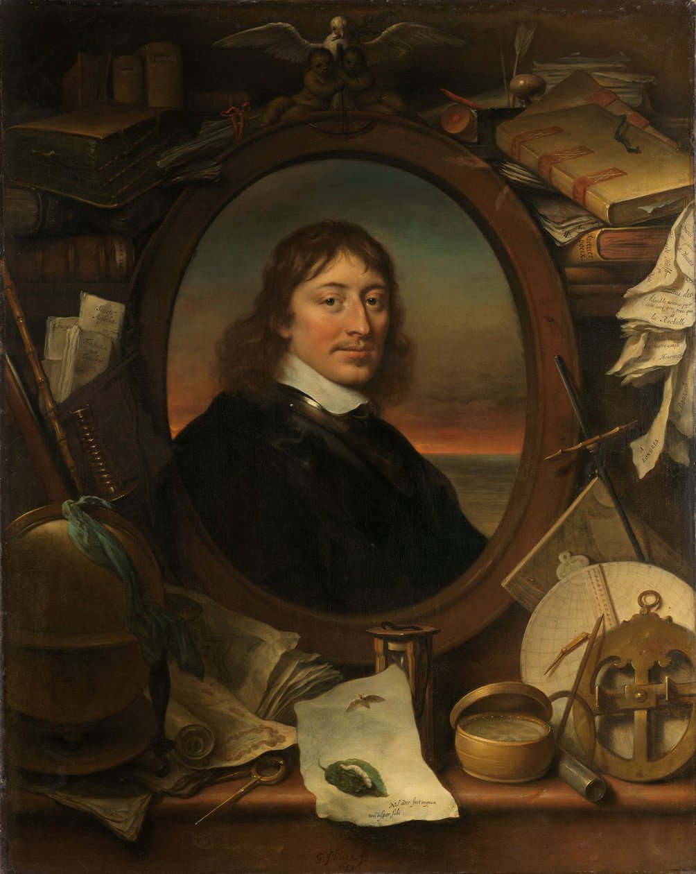 Gerard Pietersz Hulft (1621-56), Premier Conseiller et Directeur Général de la Compagnie néerlandaise des Indes orientales - Govert Flinck