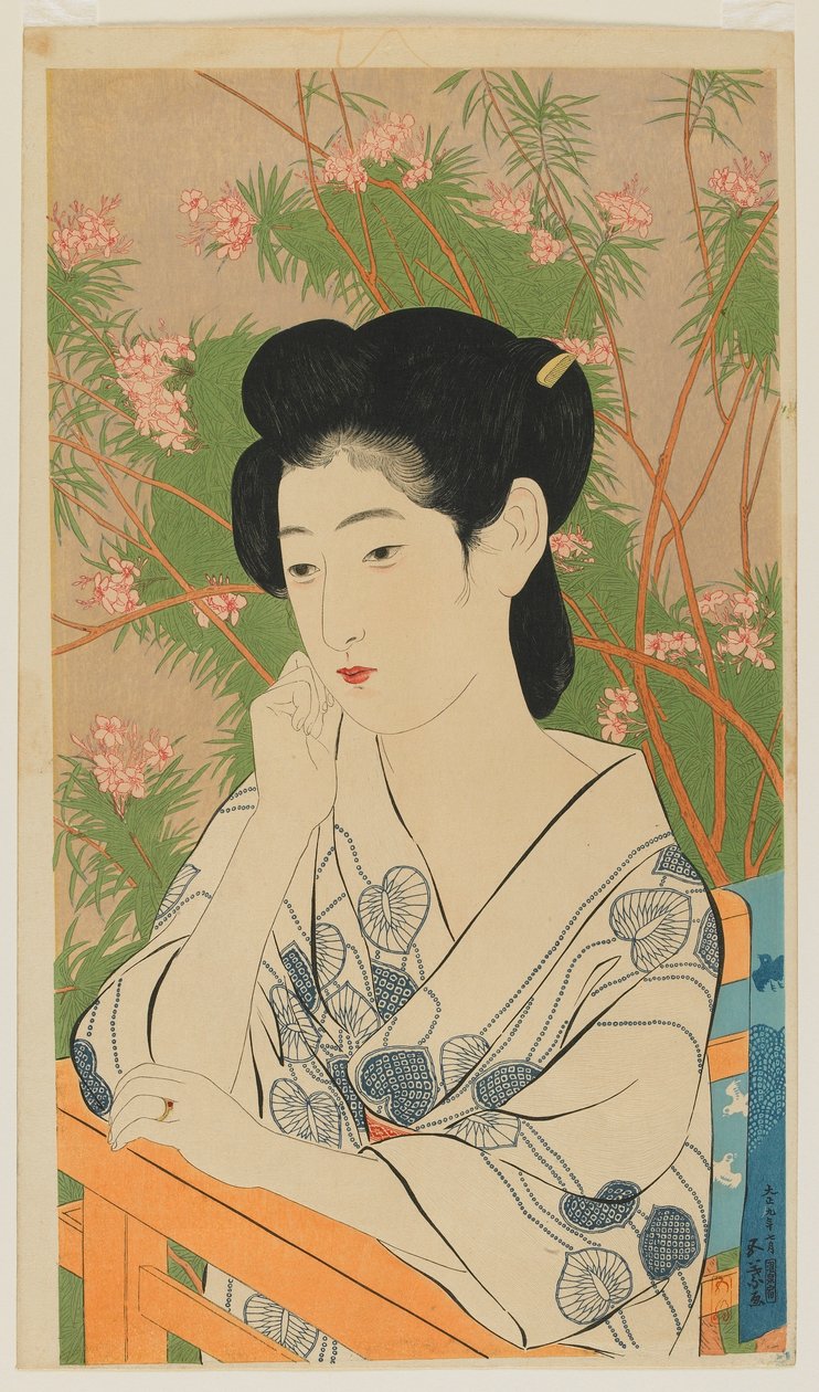 Hôtel de source chaude (Onsen yado) ère Taisho, juillet 1920 - Goyo Hashiguchi