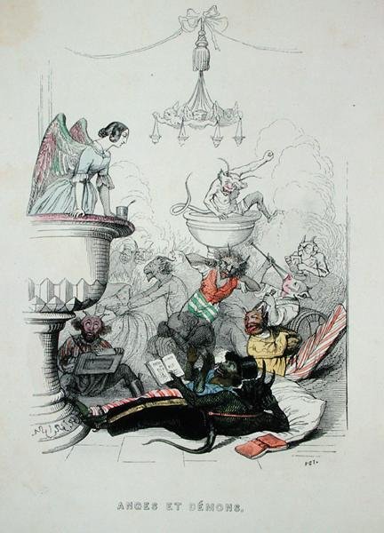 Anges et démons, illustration de 