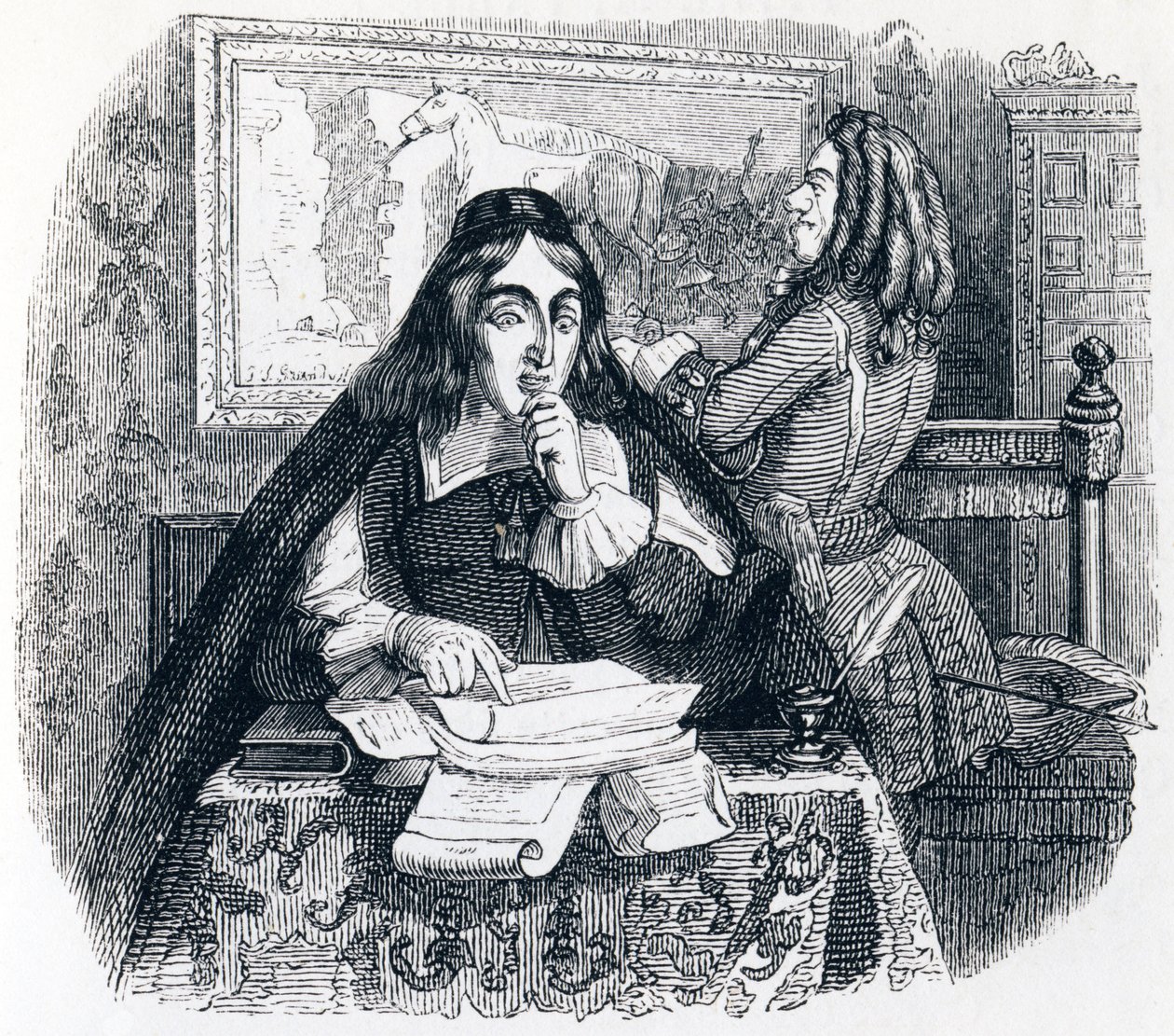 Contre ceux qui ont le goût difficile - Fables de La Fontaine - Grandville