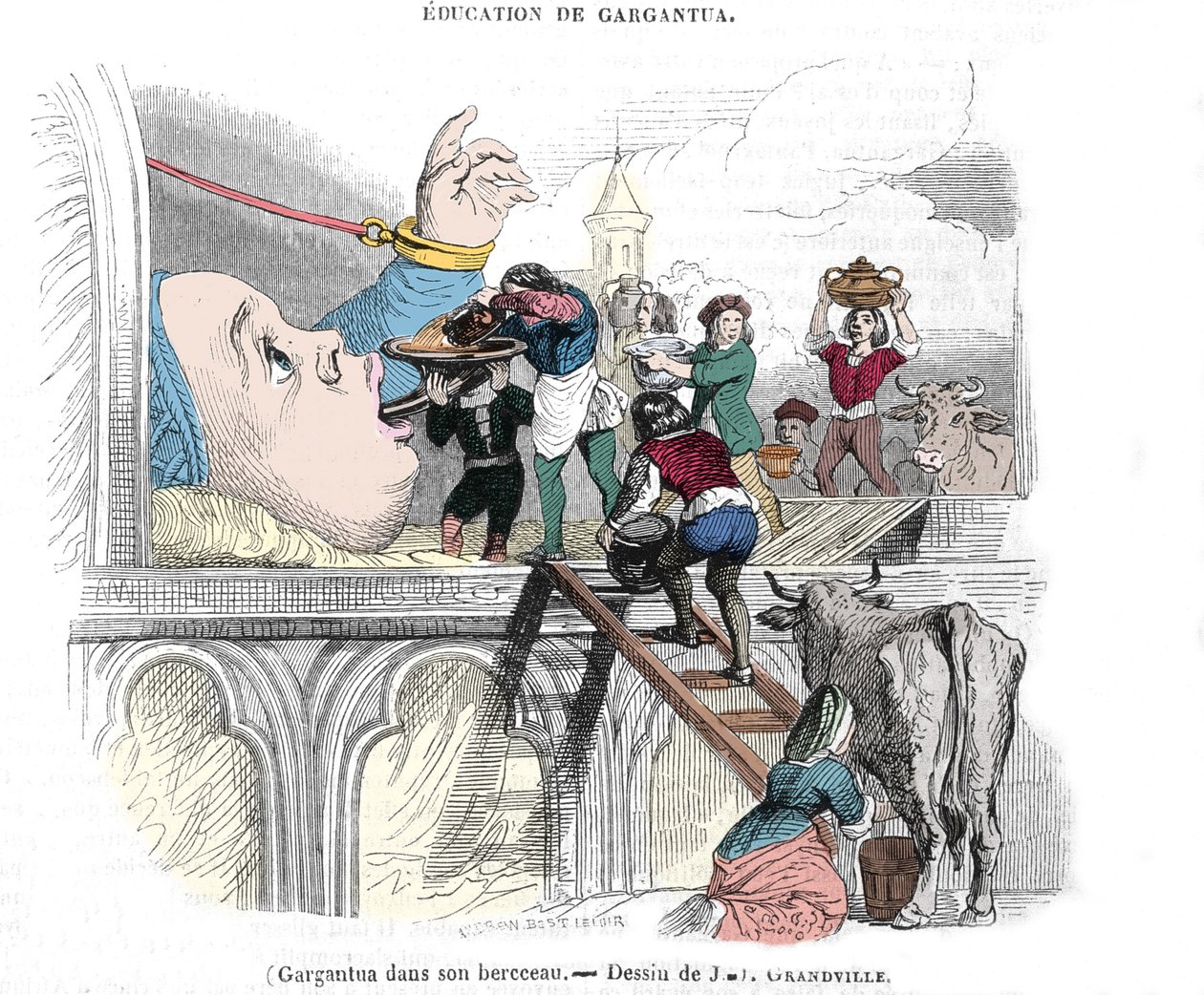 Gargantua personnage des romans de François Rabelais (1483-1553), écrivain français : « L