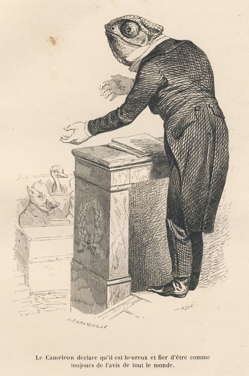 Le caméléon déclare qu