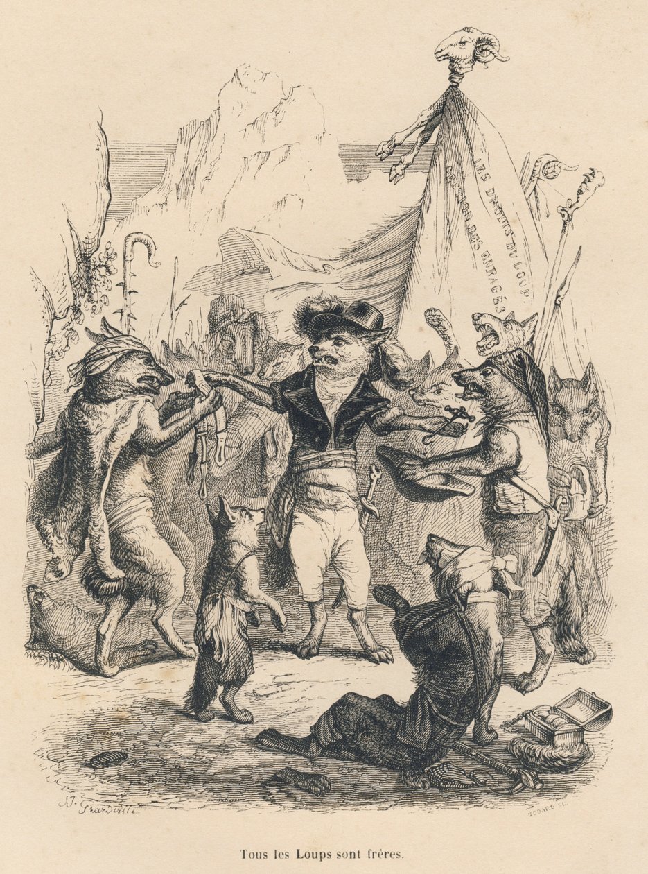 Révolution des loups et liberté et droit du loup (Voyage d