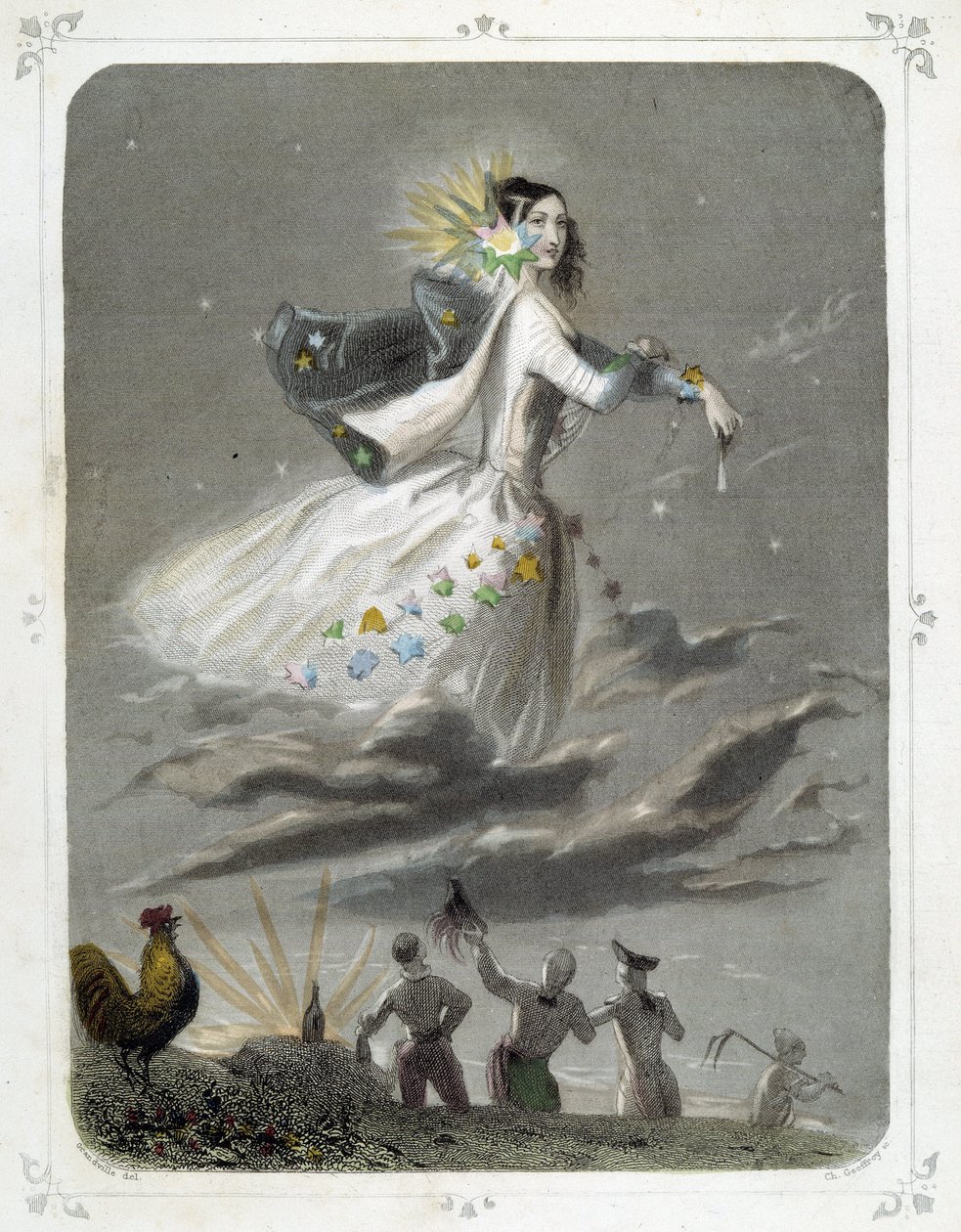Étoiles : Femme représentant « L