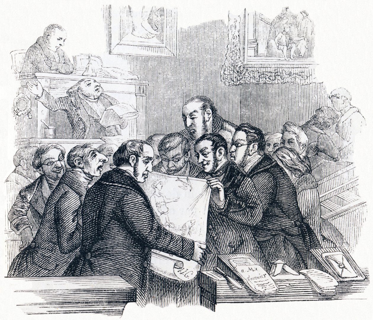 Le pouvoir des fables - Fables de La Fontaine - Grandville