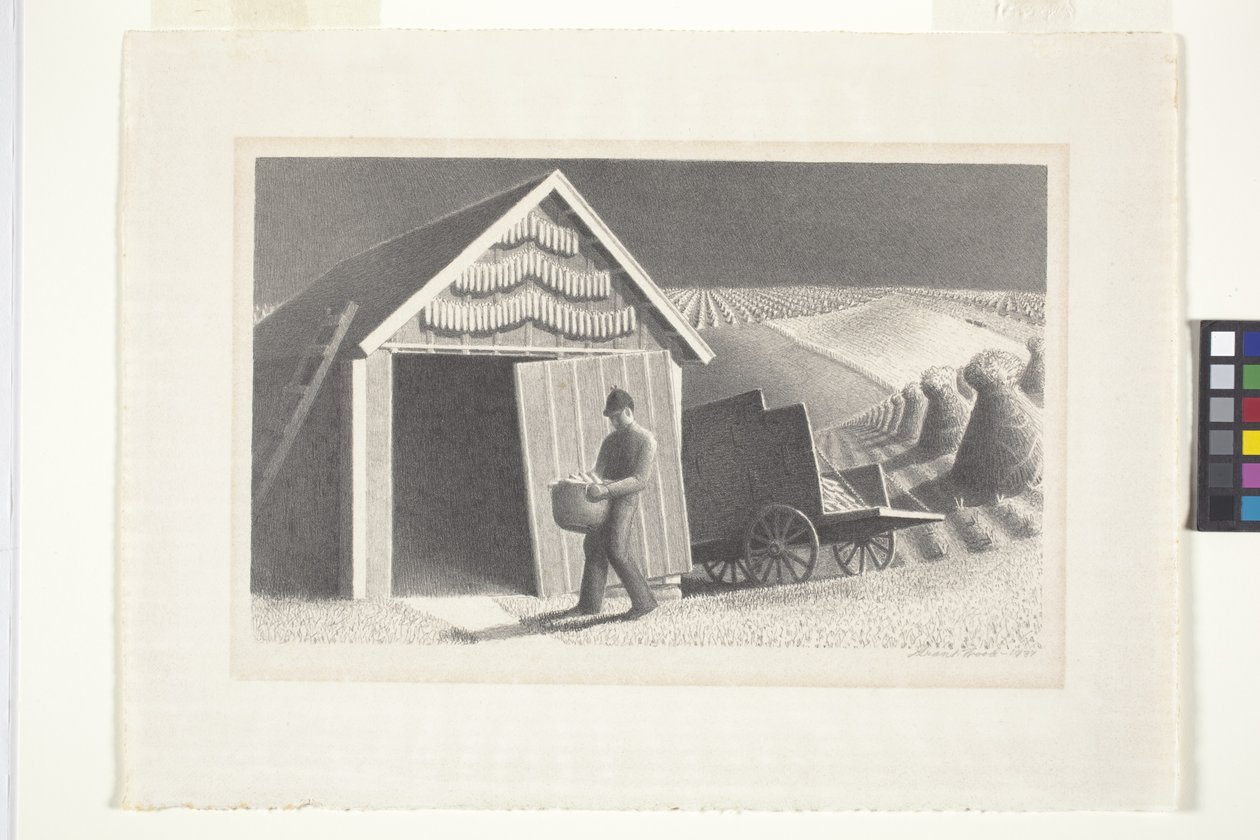 Temps de semence et récolte - Grant Wood