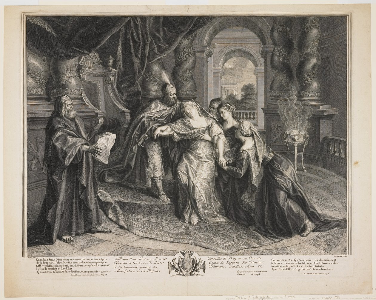 Esther devant Assuérus, c.1705 - Gérard Audran