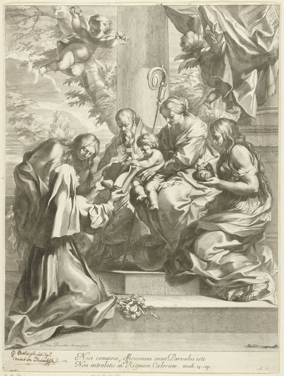 Sainte Martina aux pieds de Marie - Gérard Edelinck