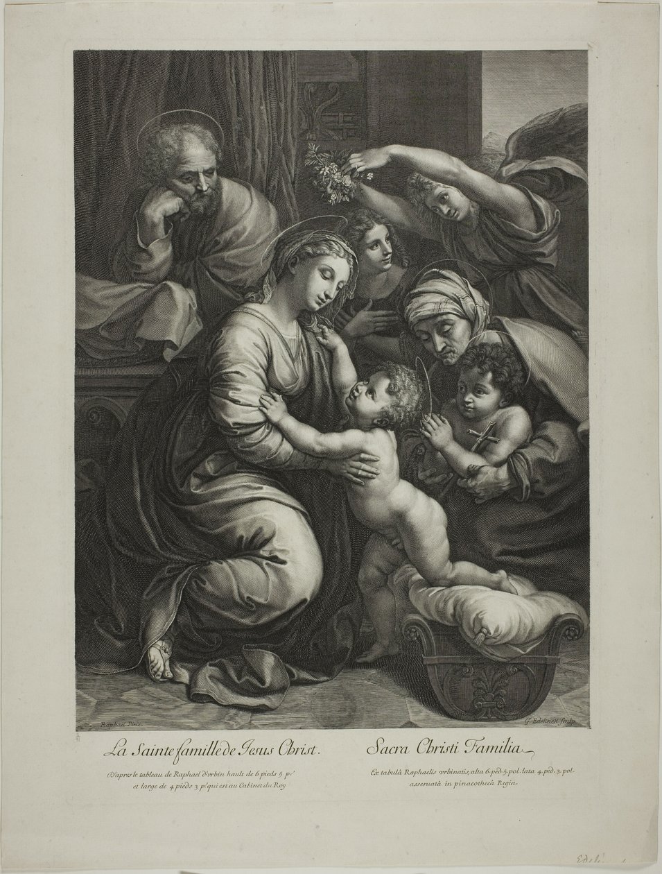 Sainte Famille de Jésus-Christ - Gérard Edelinck