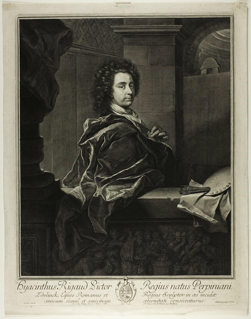 Hyacinthe Rigaud - Gérard Edelinck