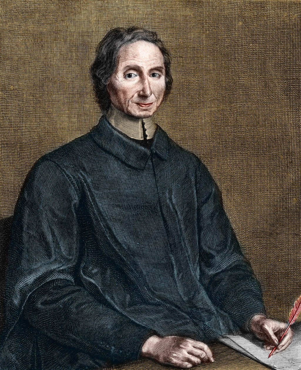 Portrait de Nicolas Malebranche (1638-1715), philosophe français - Gérard Edelinck
