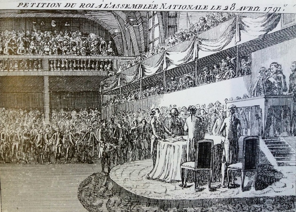 Le roi Louis XVI demande à l