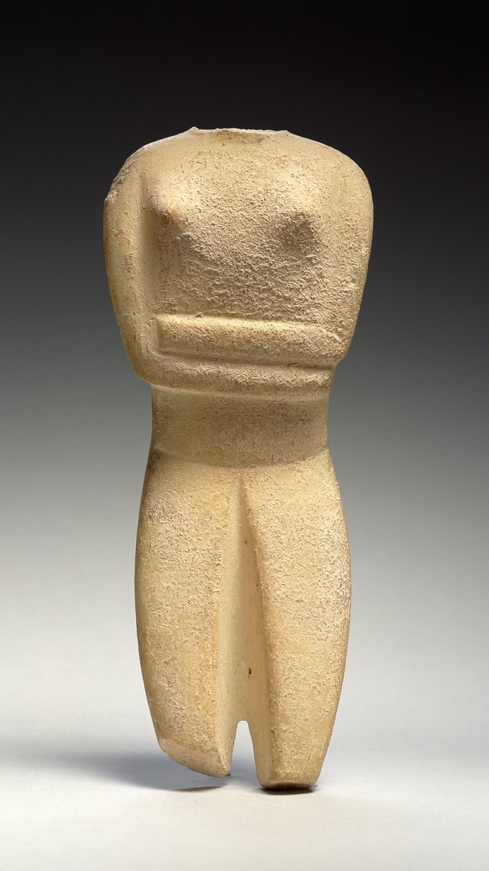 Figure cycladique, Spedos, vers 2700-2500 av. J.-C. (marbre) - Greek