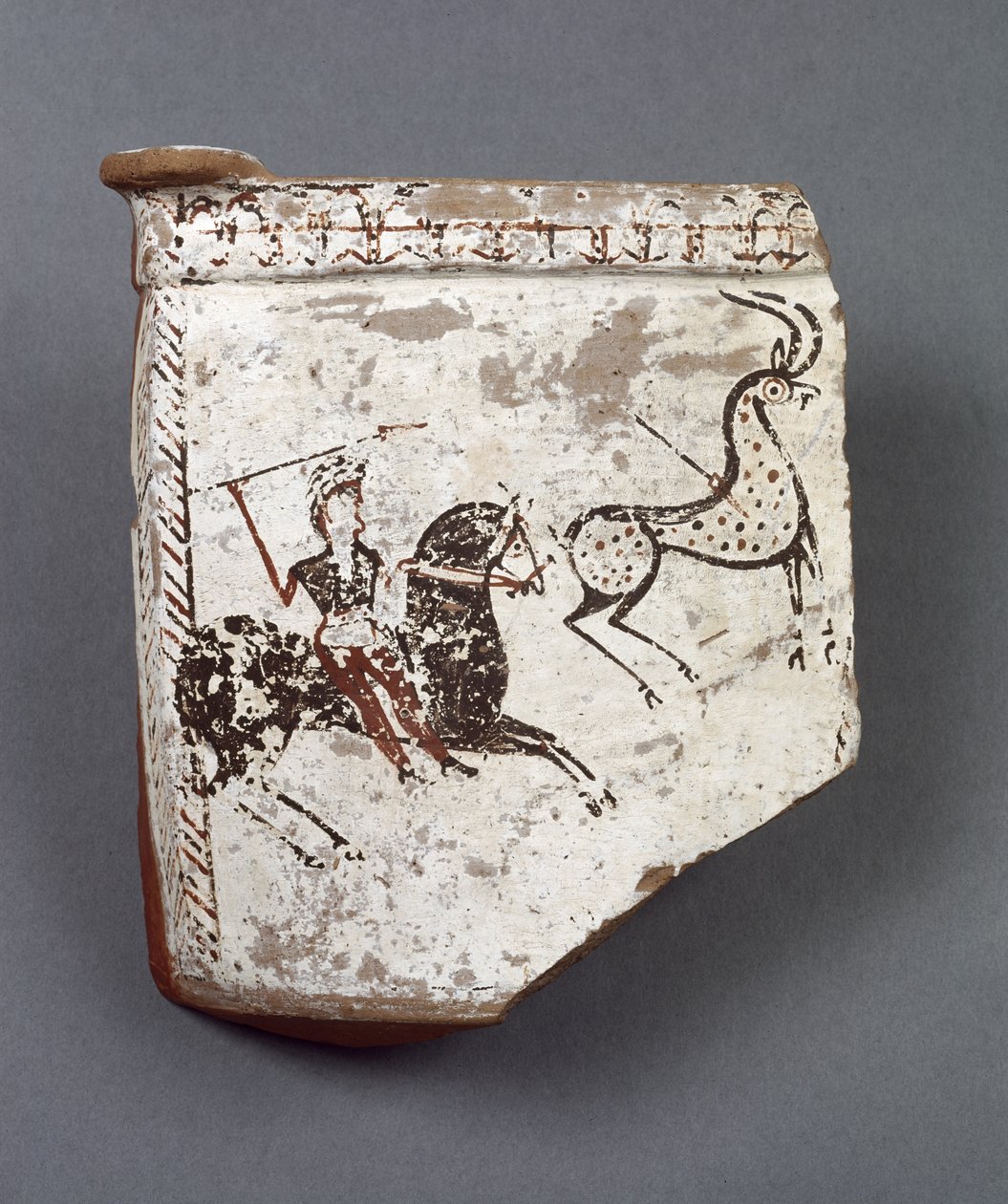 Urne funéraire, 500-301 av. J.-C. (argile) - Greek