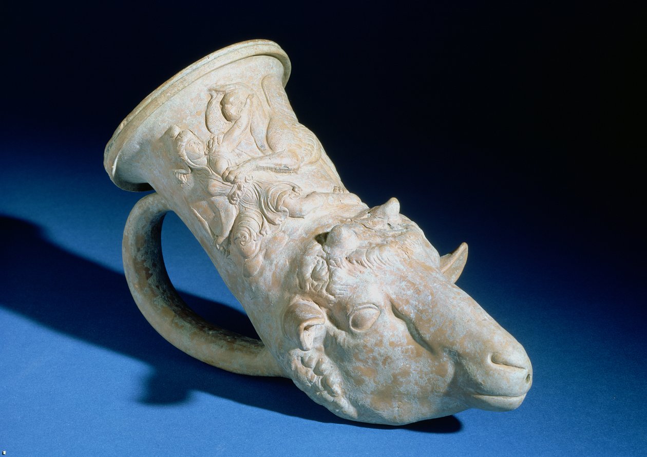 Rhyton en forme de tête de mouton - Greek