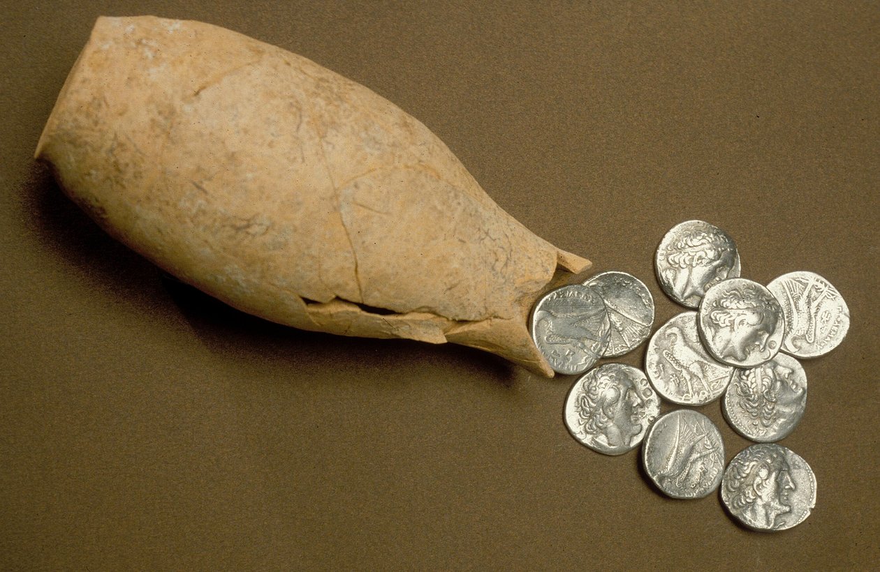 Tétradrachmes de Ptolémée I et Ptolémée II, vers le 3ème siècle av. J.-C. - Greek