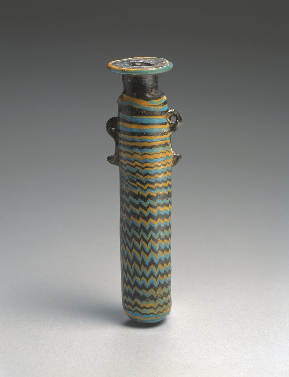 Un alabastron, 5e-4e siècle av. J.-C. (verre) - Greek