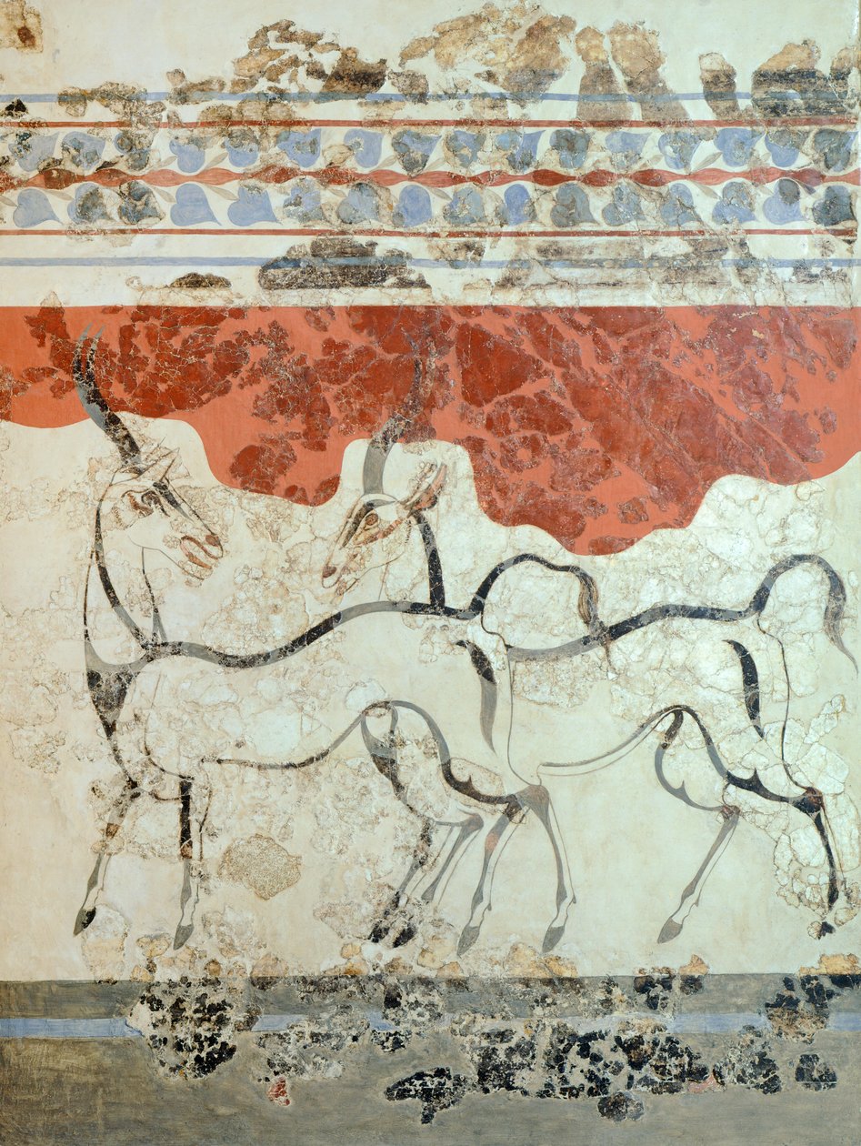 Antilopes, fresque d