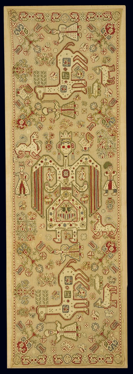 Coussin de mariage, de Lefkas, Îles Ioniennes, XVIIe-XVIIIe siècle - Greek School