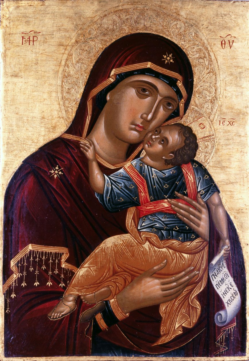 Notre-Dame de la Tendresse La Vierge Eleusa - Greek icon