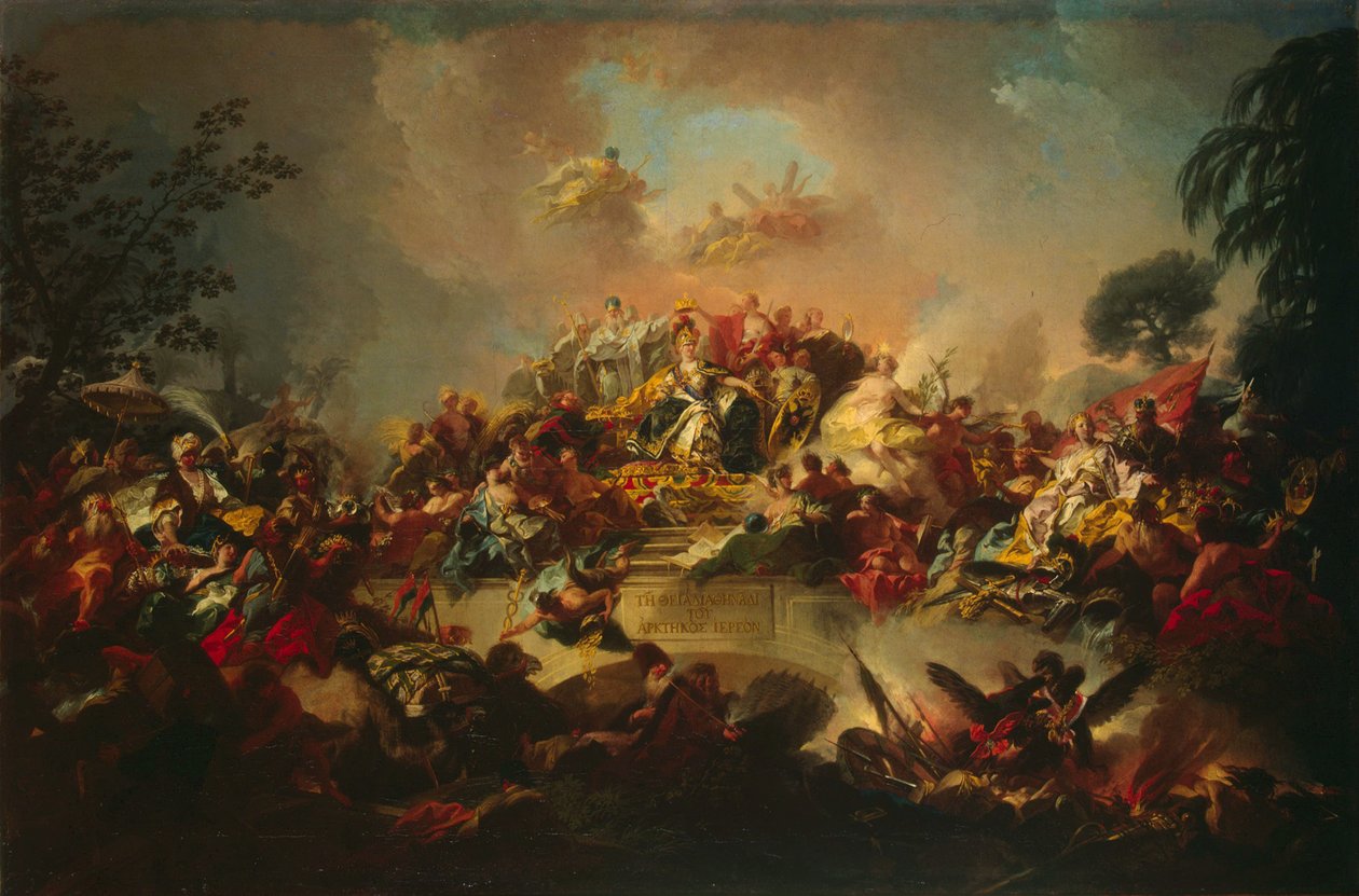 Apothéose du règne de Catherine II, 1767 - Gregorio Guglielmi