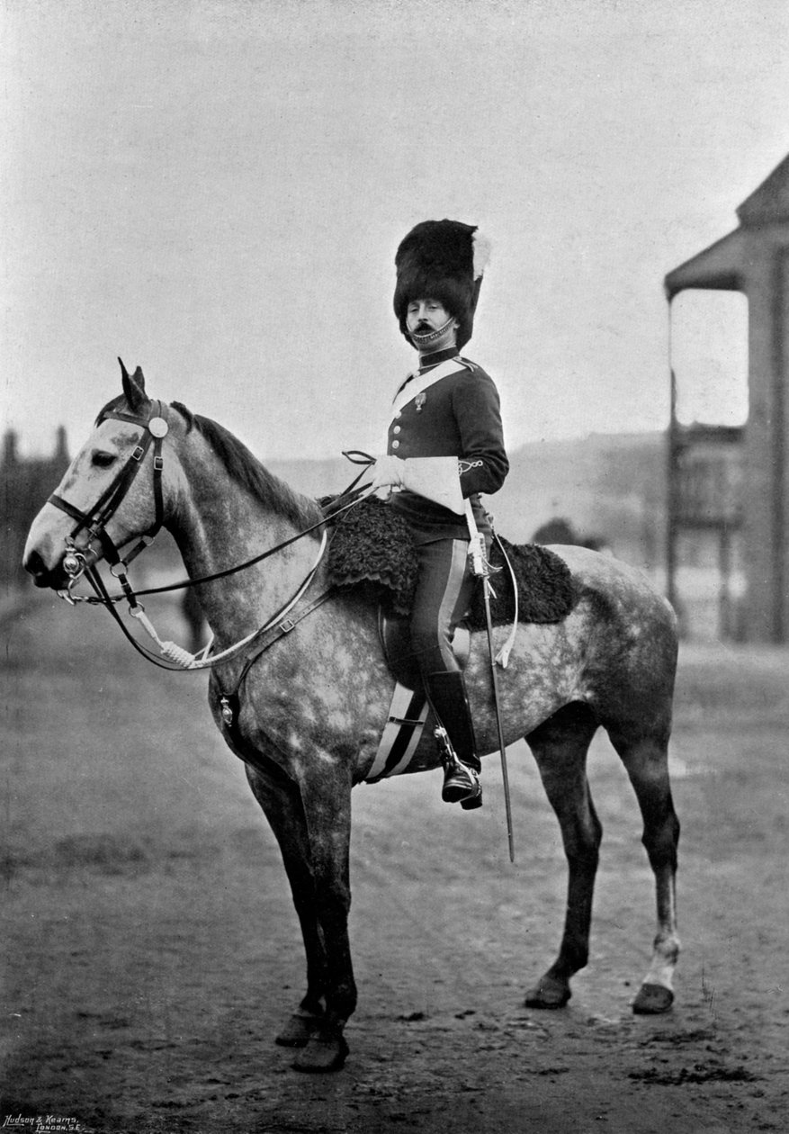 Sergent-major G Duncan, sergent-major régimentaire des Scots Greys, 1896 - Gregory and Co