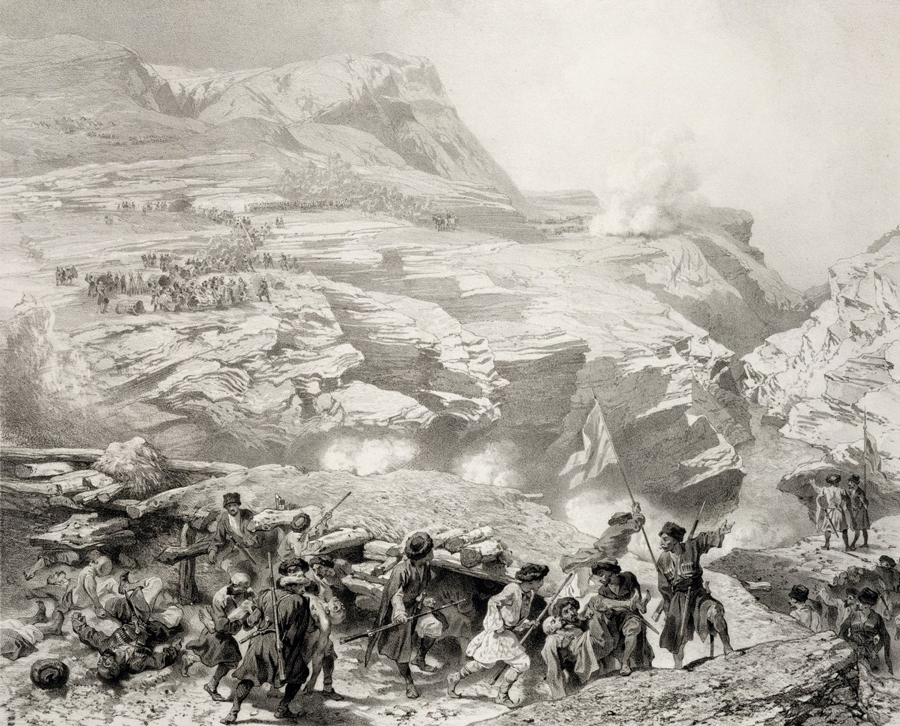 Col de Soulak à Akhati, Daghestan, planche 61 d