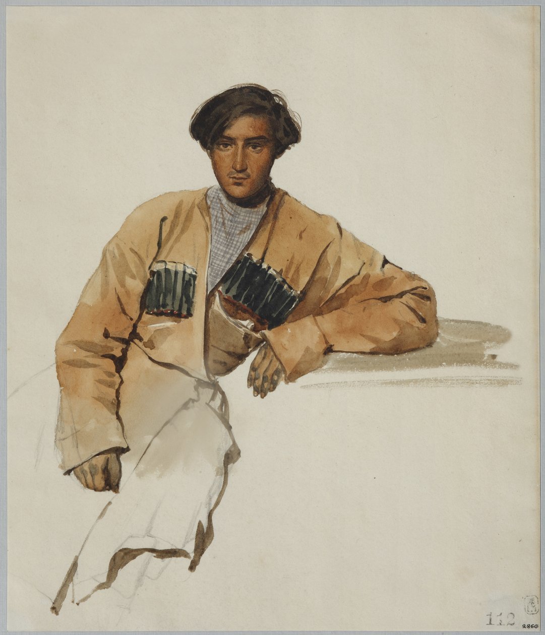 Portrait de Christophor Dmitrievich Sanikidze, 1841 - Grigori Grigorevich Gagarin