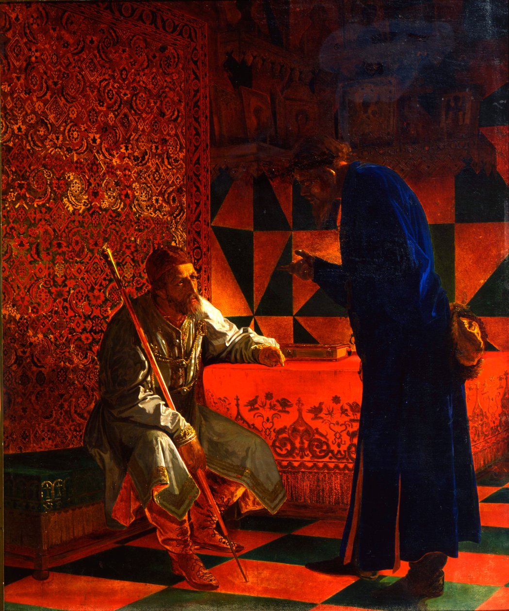 Ivan IV et Malyuta Skuratov, 1870 - Grigori Semenovich Sedov