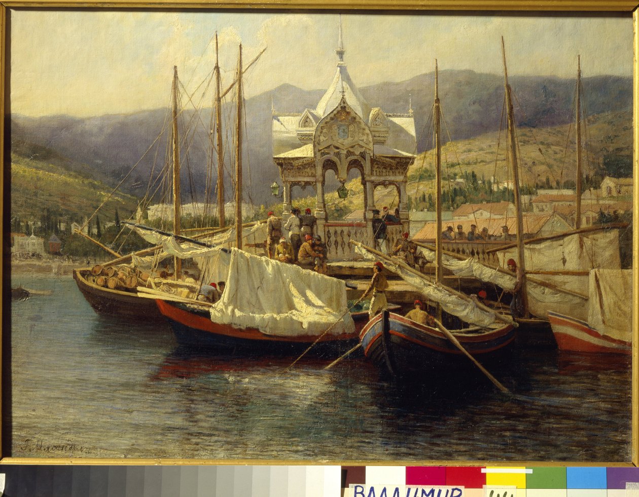 Le port de Yalta - Grigoriy Myasoyedov