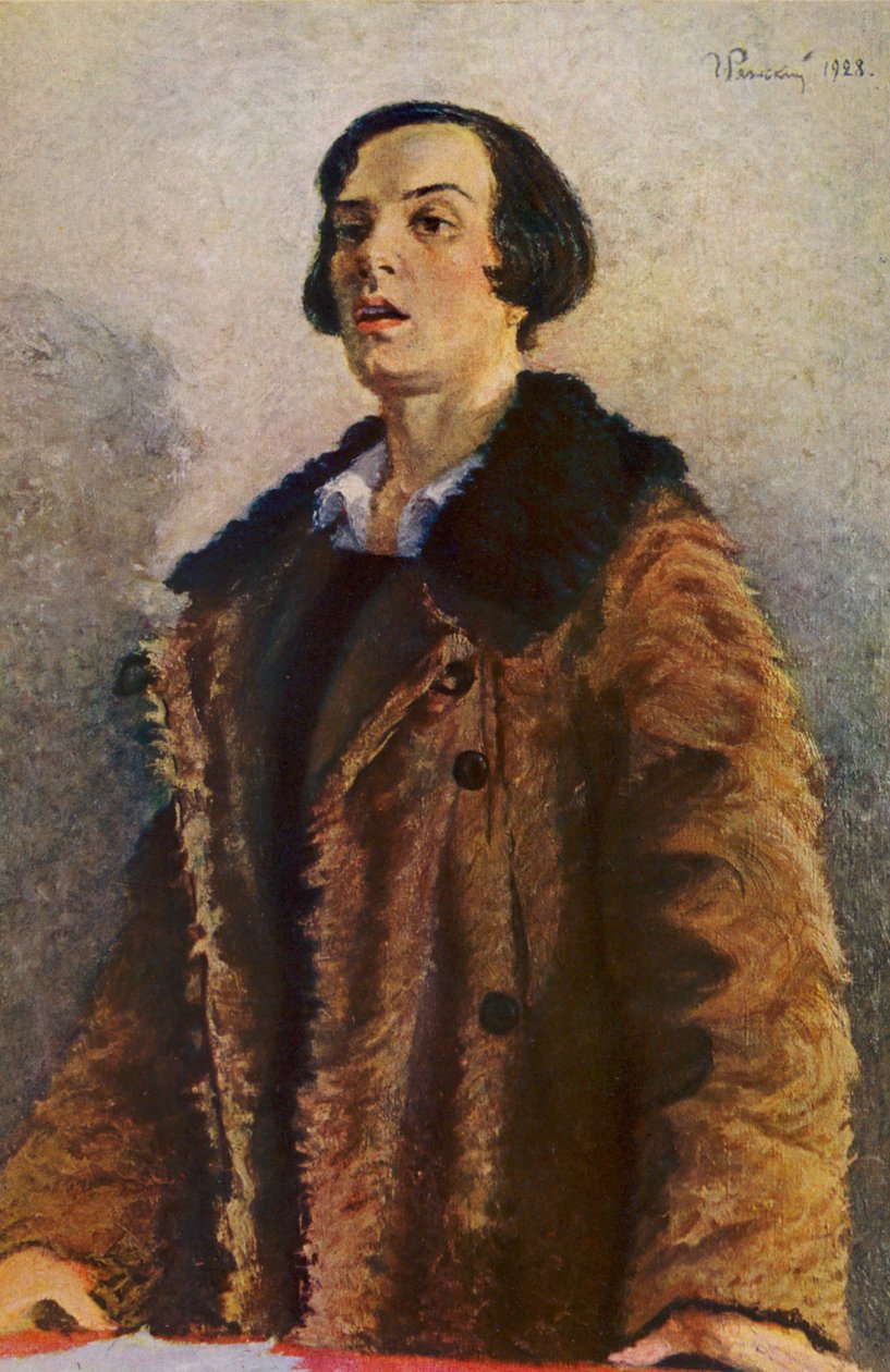 La présidente (lithographie couleur) - Grigory Grigorievich Ryazhsky