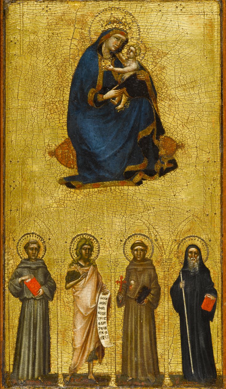 Madone et Enfant avec des saints, vers 1360 - Guariento di Arpo