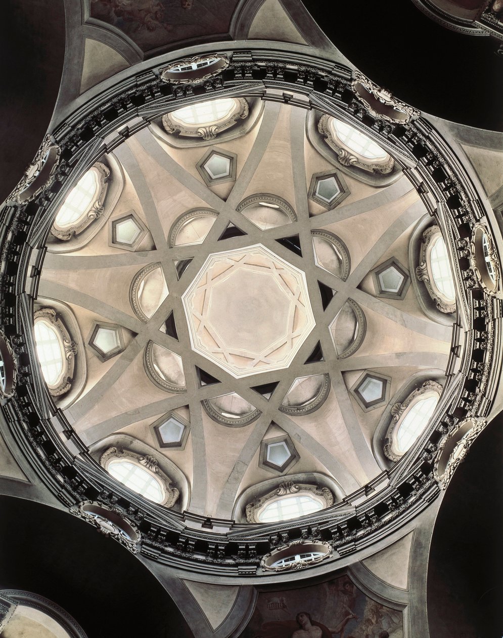 Le dôme de la Chiesa di San Lorenzo dei Teatini, Turin - Guarino Guarini