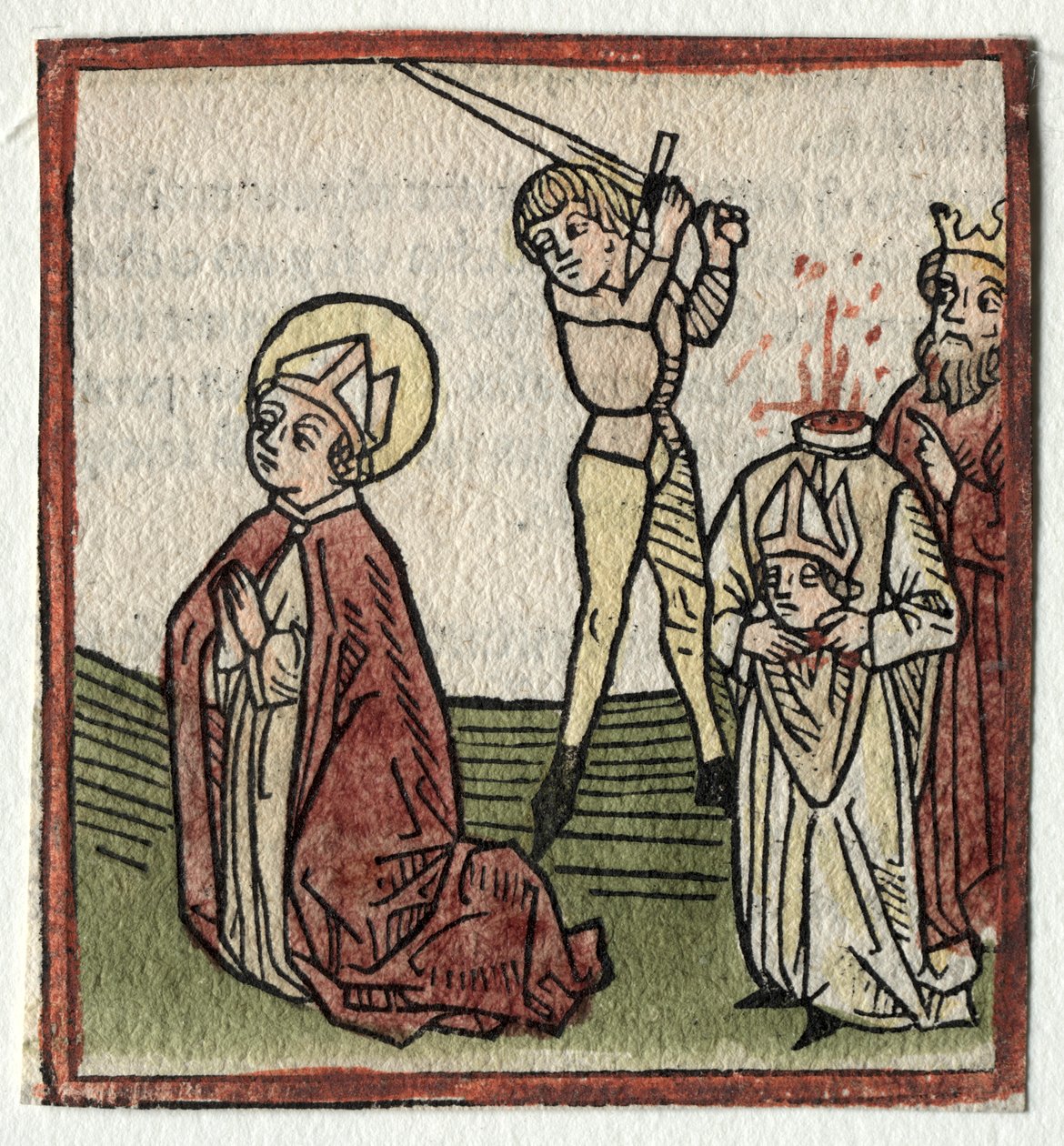 Saints Théoneste et Albanus, ou Saint Pancrace - Günther Zainer