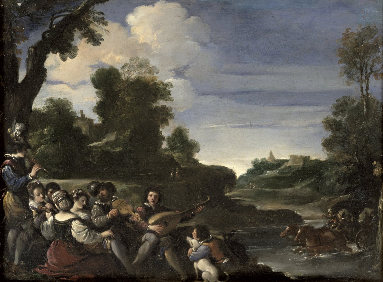 Concert champêtre, 1617 - Giovanni Francesco Barbieri