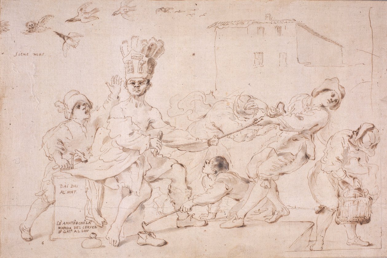 Sujet de figure - Giovanni Francesco Barbieri