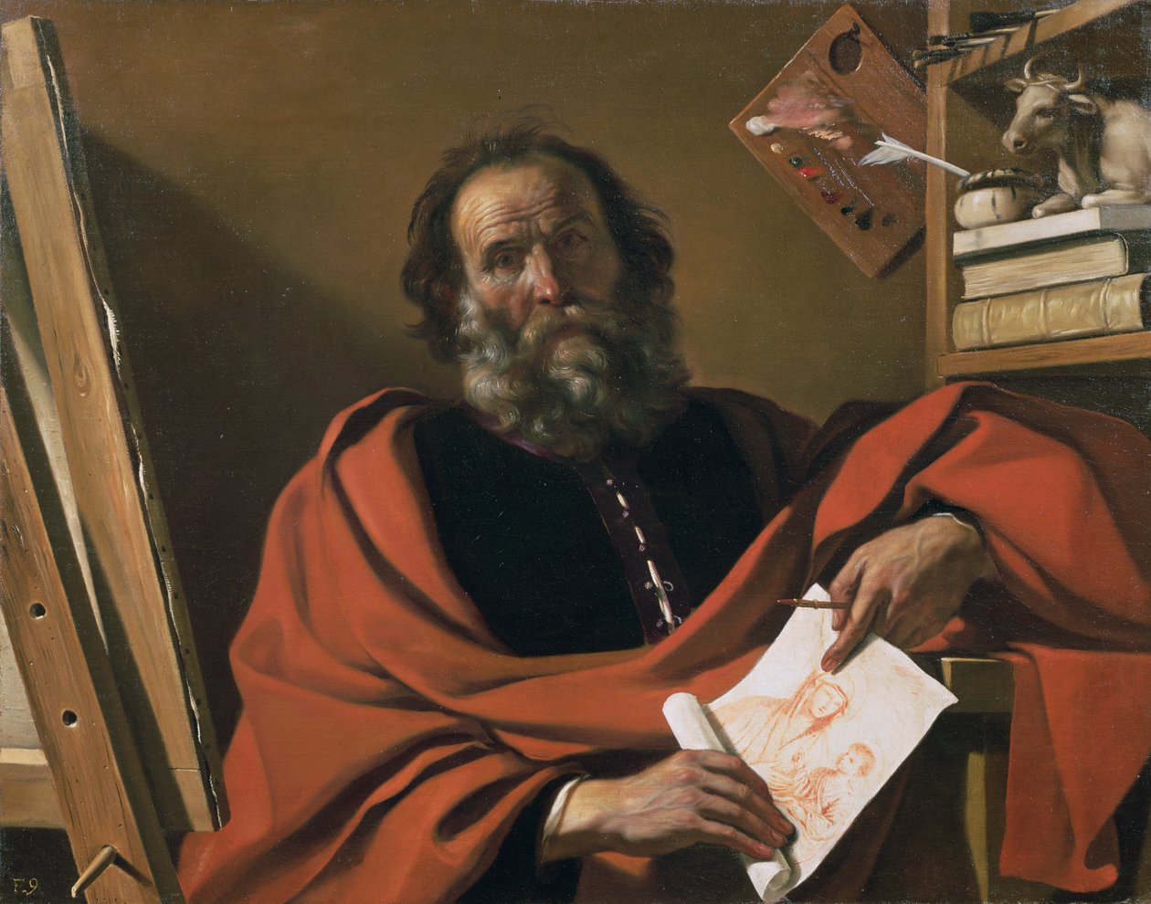 Saint Luc - Giovanni Francesco Barbieri