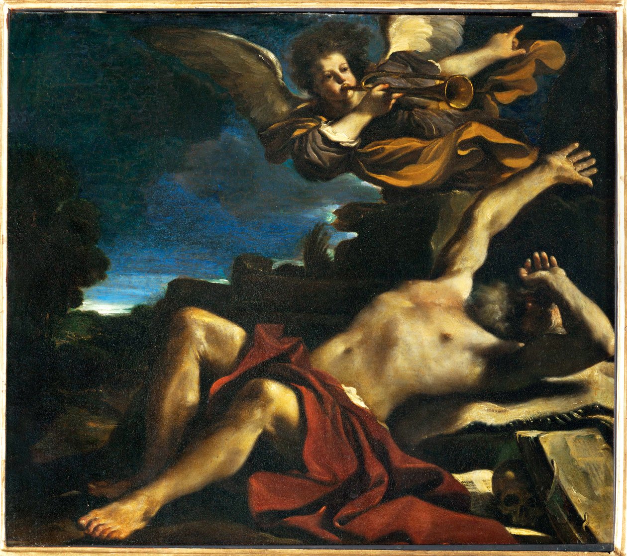 La vision de Saint Jérôme ... - Guercino (1591 1666)